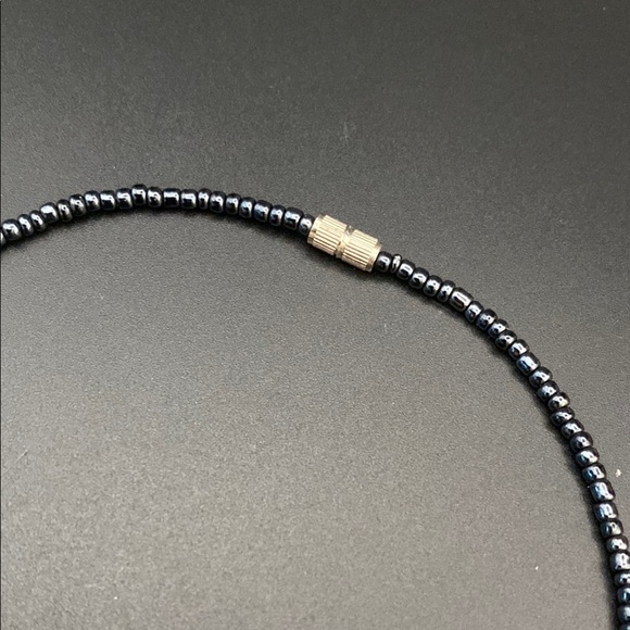 Trendy Seed Bead and Hematite Necklace - Picture 5 of 6